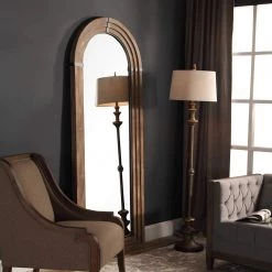 UTTERMOST Mirrors BURLINGTON ARCH NATURAL WOOD FLOOR MIRROR 6 UTTERMOST Mirrors BURLINGTON ARCH NATURAL WOOD FLOOR MIRROR
