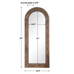 UTTERMOST Mirrors BURLINGTON ARCH NATURAL WOOD FLOOR MIRROR 9 UTTERMOST Mirrors BURLINGTON ARCH NATURAL WOOD FLOOR MIRROR