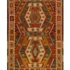 SURYA BURSA INDOOR-OUTDOOR RUG: BURNT ORANGE MULTI