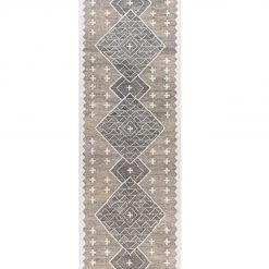 SURYA BURSA INDOOR-OUTDOOR RUG: TAUPE, CHARCOAL