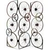PHILLIPS COLLECTION RECYCLED BICYCLE WHEEL SCREEN SCULPTURE