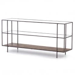 FOUR HANDS BYRON MEDIA CONSOLE DISPLAY SHELF