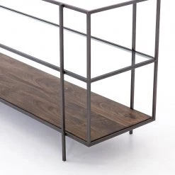 FOUR HANDS BYRON MEDIA CONSOLE DISPLAY SHELF