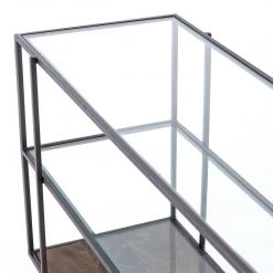 FOUR HANDS BYRON MEDIA CONSOLE DISPLAY SHELF