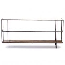 FOUR HANDS BYRON MEDIA CONSOLE DISPLAY SHELF