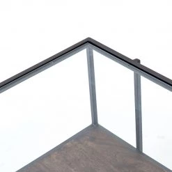 FOUR HANDS BYRON RECTANGULAR SHELF COFFEE TABLE