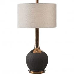 UTTERMOST Lighting CALISTOGA MATTE BLACK LAMP
