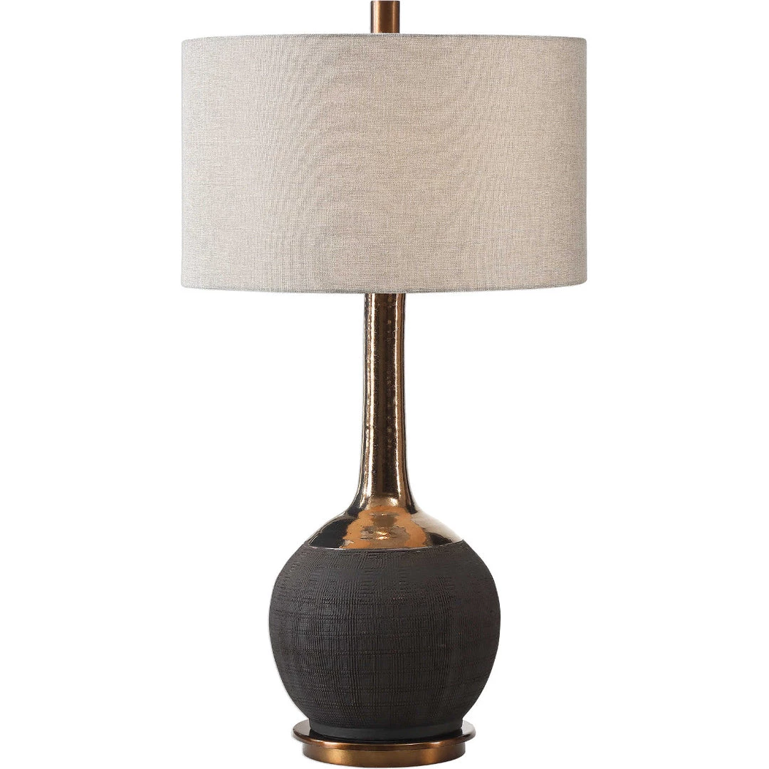 UTTERMOST Lighting CALISTOGA MATTE BLACK LAMP 1 UTTERMOST Lighting CALISTOGA MATTE BLACK LAMP