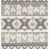 SURYA CANYON TEXTURED WOOL FLATWEAVE: GRAY