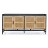 FOUR HANDS Furniture CAPRICE BLACK WASH MANGO + CANE SIDEBOARD