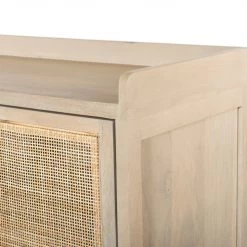 FOUR HANDS CAPRICE NATURAL MANGO WOOD + CANE SIDEBOARD Furniture