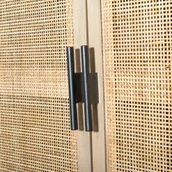 FOUR HANDS CAPRICE NATURAL MANGO WOOD + CANE SIDEBOARD Furniture