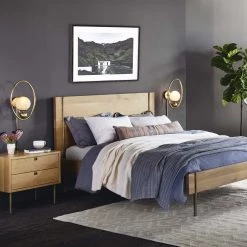 FOUR HANDS Furniture CARLISLE NATURAL OAK NIGHTSTAND 11 FOUR HANDS Furniture CARLISLE NATURAL OAK NIGHTSTAND