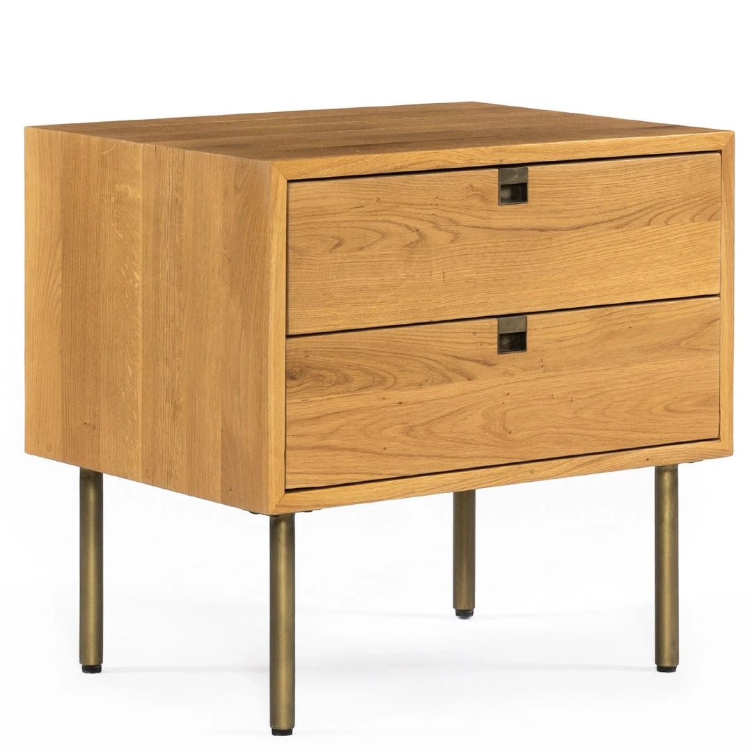 FOUR HANDS Furniture CARLISLE NATURAL OAK NIGHTSTAND 2 FOUR HANDS Furniture CARLISLE NATURAL OAK NIGHTSTAND