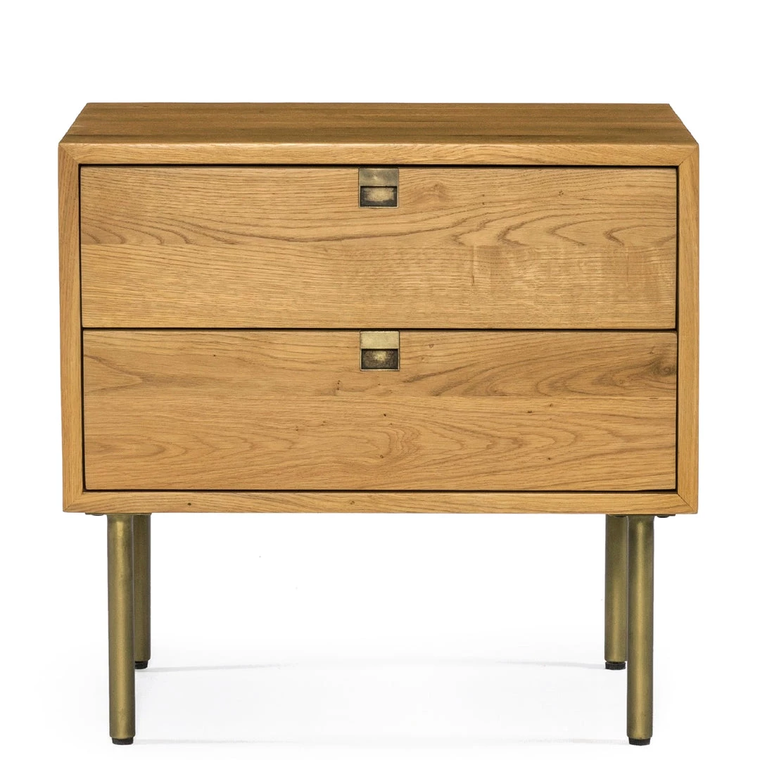 FOUR HANDS Furniture CARLISLE NATURAL OAK NIGHTSTAND 1 FOUR HANDS Furniture CARLISLE NATURAL OAK NIGHTSTAND