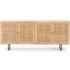 FOUR HANDS CARMEL NATURAL MANGO WOOD + CANE SIDEBOARD