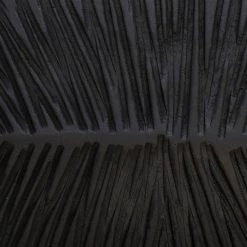 PHILLIPS COLLECTION CARVED BLACK LEAF FLOOR SCULPTURES Pillows + Decor