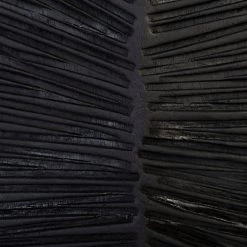 PHILLIPS COLLECTION CARVED BLACK LEAF FLOOR SCULPTURES Pillows + Decor