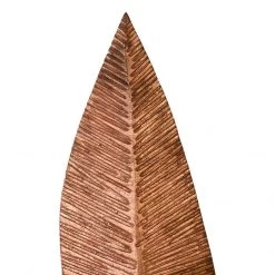 PHILLIPS COLLECTION CARVED COPPER LEAF FLOOR SCULPTURES