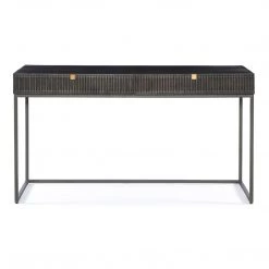 FOUR HANDS Furniture VINTAGE BROWN CARVED MANGO WRITING DESK