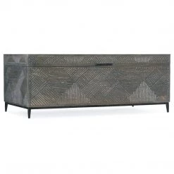 HOOKER CARVED WOOD TRUNK COFFEE TABLE