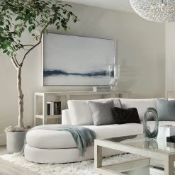 HOOKER Furniture CASCADE BURLAP TEXTURED CONSOLE