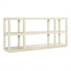 HOOKER Furniture CASCADE BURLAP TEXTURED CONSOLE