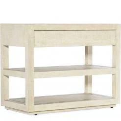 HOOKER CASCADE BURLAP TEXTURED NIGHTSTAND