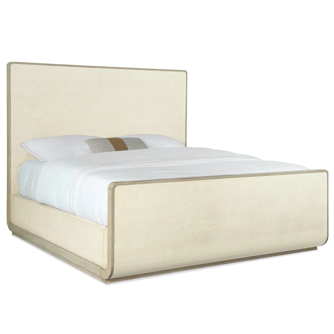 HOOKER CASCADE BEACH BURLAP SLEIGH BED Bedroom 4 HOOKER CASCADE BEACH BURLAP SLEIGH BED Bedroom