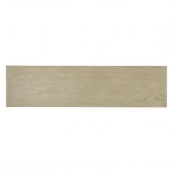 HOOKER Furniture CASCADE WOOD + BURLAP CONSOLE TABLE