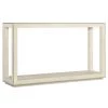 HOOKER Furniture CASCADE WOOD + BURLAP CONSOLE TABLE