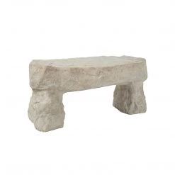 PHILLIPS COLLECTION Furniture CAST STONE INDOOR-OUTDOOR BENCH