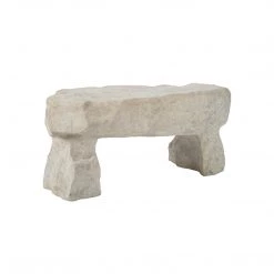 PHILLIPS COLLECTION Furniture CAST STONE INDOOR-OUTDOOR BENCH