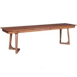 MOES GODENZA BENCH WALNUT