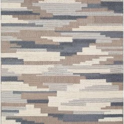 SURYA KOBY BRAIDED WOOL RUG: DENIM DUNES