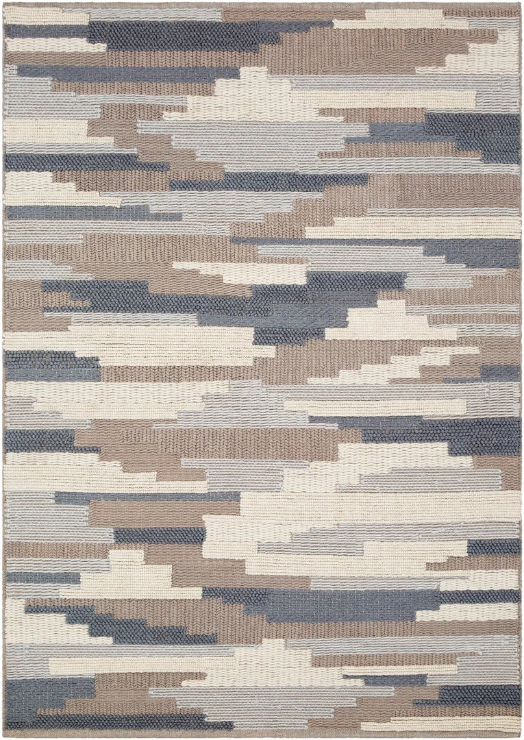 SURYA KOBY BRAIDED WOOL RUG: DENIM DUNES 1 SURYA KOBY BRAIDED WOOL RUG: DENIM DUNES