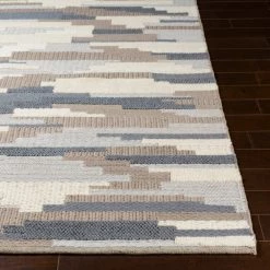 SURYA KOBY BRAIDED WOOL RUG: DENIM DUNES 8 SURYA KOBY BRAIDED WOOL RUG: DENIM DUNES