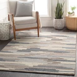 SURYA KOBY BRAIDED WOOL RUG: DENIM DUNES 10 SURYA KOBY BRAIDED WOOL RUG: DENIM DUNES