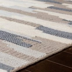 SURYA KOBY BRAIDED WOOL RUG: DENIM DUNES 11 SURYA KOBY BRAIDED WOOL RUG: DENIM DUNES