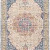 SURYA CELIA PRINTED JUTE RUG: VIOLET MULTI