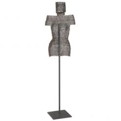 PHILLIPS COLLECTION CHAIN BUST FLOOR SCULPTURE ON STAND Pillows + Decor