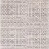 SURYA CHAYA TEXTURED WOOL FLATWEAVE: GRAY
