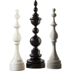 PHILLIPS COLLECTION CHECKMATE FLOOR SCULPTURES Pillows + Decor