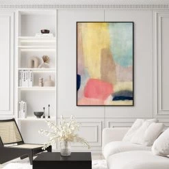 L ART "CHEERFUL MEMORY" CANVAS ART