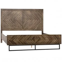 DOVETAIL CHEVY ACACIA WOOD PANEL BED