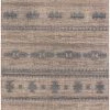 SURYA CHEYENNE TEXTURED JUTE + WOOL RUG: BROWN, GREY
