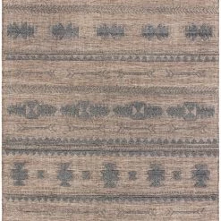 SURYA CHEYENNE TEXTURED JUTE + WOOL RUG: BROWN, GREY