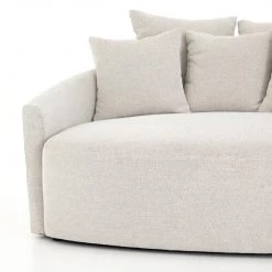 FOUR HANDS CHLOE ROUND MEDIA LOUNGER: BISQUE 16 FOUR HANDS CHLOE ROUND MEDIA LOUNGER: BISQUE