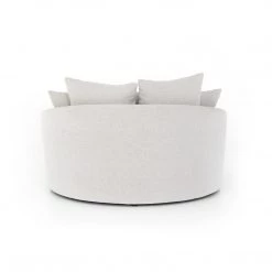 FOUR HANDS CHLOE ROUND MEDIA LOUNGER: BISQUE 13 FOUR HANDS CHLOE ROUND MEDIA LOUNGER: BISQUE