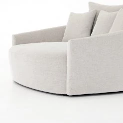 FOUR HANDS CHLOE ROUND MEDIA LOUNGER: BISQUE 15 FOUR HANDS CHLOE ROUND MEDIA LOUNGER: BISQUE
